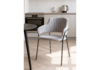Миниатюра фото стул на металлокаркасе woodville инклес серый / черный глянец 483855 | 220svet.ru