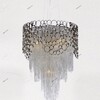 Миниатюра фото каскадная люстра crystal lux hauberk sp - pl8 d60 | 220svet.ru