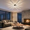 Миниатюра фото потолочная люстра с пультом ду citilux trent cl203651 | 220svet.ru