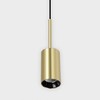 Миниатюра фото подвесной светодиодный светильник italline dl 3038 black/gold | 220svet.ru