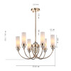 Миниатюра фото потолочная люстра на штанге st luce элегра sl1402.253.06 | 220svet.ru