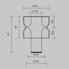 Миниатюра фото настольная лампа maytoni vetro mod485tl-l9am3k | 220svet.ru