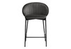 Миниатюра фото барный стул woodville нейл серый / черный 528460 | 220svet.ru