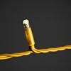 Миниатюра фото гирлянда нить 10м тепло-белая 220в, 100 led, провод золотой каучук 2,3мм, ip65 ltc eco100-2-2ww | 220svet.ru