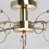 Миниатюра фото потолочная люстра на штанге de city флора 670011005 | 220svet.ru