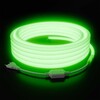 Миниатюра фото комплект светодиодного неона apeyron 220в, 6вт/м, зеленый, smd 2835, 144д/м, круглый,  d=14мм, 10м, ip65 (сетевой шнур, заглушка, крепеж - 10шт) 10-11 | 220svet.ru
