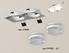 Миниатюра фото комплект встраиваемого светильника с акрилом ambrella light techno spot xc7635043 | 220svet.ru