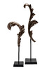 Миниатюра фото статуэтка лист винтаж garda decor 71pn-03208 | 220svet.ru