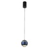 Миниатюра фото подвесной светодиодный светильник crystal lux caro sp led blue | 220svet.ru