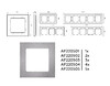 Миниатюра фото рамка 4-постовая ambrella volt alfa techno af220504 | 220svet.ru