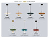 Миниатюра фото подвесной светодиодный светильник ambrella light high light lh72607 | 220svet.ru