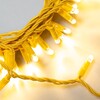 Миниатюра фото гирлянда нить 10м тепло-белая 24в, 100 led, провод золотой каучук 2,3мм, ip65 ltc eco100-2-1ww | 220svet.ru