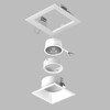Миниатюра фото встраиваемый светильник lightstar domino d51606wmod | 220svet.ru
