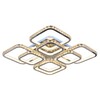 Миниатюра фото потолочная светодиодная люстра profit light 8010/4+4 chr | 220svet.ru