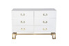 Миниатюра фото комод 6 ящиков garda decor kfg089 | 220svet.ru