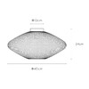 Миниатюра фото потолочный светильник lucide mesh 21123/45/30 | 220svet.ru