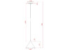 Миниатюра фото подвесной светильник arte lamp lark a7103sp-1gy | 220svet.ru