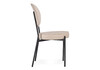 Миниатюра фото стул woodville ройс бежевый / черный 528452 | 220svet.ru