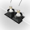 Миниатюра фото встраиваемый светильник maytoni technical dot dl029-2-02b | 220svet.ru