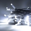 Миниатюра фото гирлянда нить с эффектом бегущий огонь 2,3м белая 24в, 190 led, провод белый пвх, ip54 ltc pst190-8-1w | 220svet.ru