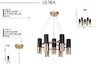 Миниатюра фото подвесная люстра favourite ultra 1600-7p | 220svet.ru