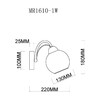 Миниатюра фото бра myfar marsel mr1610-1w | 220svet.ru