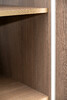 Миниатюра фото шкаф двухдверный с полками garda decor gd-10013/1-3(тонировка) | 220svet.ru