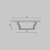 Миниатюра фото алюминиевый профиль накладной maytoni накладной профиль 631017 | 220svet.ru