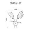 Миниатюра фото бра myfar linda mr1861-2w | 220svet.ru