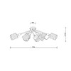 Миниатюра фото потолочная люстра arte lamp maria a4536pl-8ab | 220svet.ru