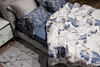 Миниатюра фото простыня тенсель синяя garda decor 144hf-10405 | 220svet.ru