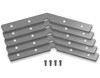 Миниатюра фото соединитель угловой для алюминиевого профиля profile system 135° ambrella light illumination gp8054 | 220svet.ru