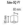 Миниатюра фото потолочный светильник topdecor tubo8 sq p1 30 | 220svet.ru