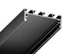 Миниатюра фото алюминиевый профиль накладной/подвесной ambrella light gp3070bk | 220svet.ru