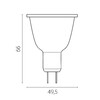 Миниатюра фото светодиодная лампа 9w gu5.3 710lm 38g 4000k lightstar 942244-xs | 220svet.ru