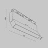 Миниатюра фото трековый трековый магнитный светильник maytoni basis exility tr036-4-12wtw-dd2-w | 220svet.ru