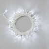 Миниатюра фото гирлянда нить с эффектом бегущий огонь 2,3м белая 24в, 190 led, провод белый пвх, ip54 ltc pst190-8-1w | 220svet.ru