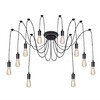 Миниатюра фото люстра-паук loft it spider loft1162/10 | 220svet.ru