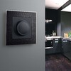 Миниатюра фото рамка из металла на 1 пост werkel aluminium черный алюминий w0011708 | 220svet.ru