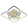 Миниатюра фото потолочная светодиодная люстра profit light 8057/4+1 chr | 220svet.ru