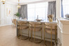 Миниатюра фото стул полубарный велюр garda decor 76ar-603gold-bg | 220svet.ru