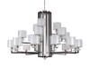 Миниатюра фото подвесная люстра newport alexandra 4412+6+3/c black glossy м0068531 | 220svet.ru