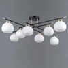 Миниатюра фото потолочная люстра illumico il0446-8csq-24 bk ab libra | 220svet.ru