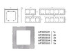 Миниатюра фото рамка 3-постовая ambrella volt alfa platos af330503 | 220svet.ru