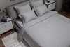 Миниатюра фото простыня на резинке тенсель серая garda decor 144hf-10307 | 220svet.ru